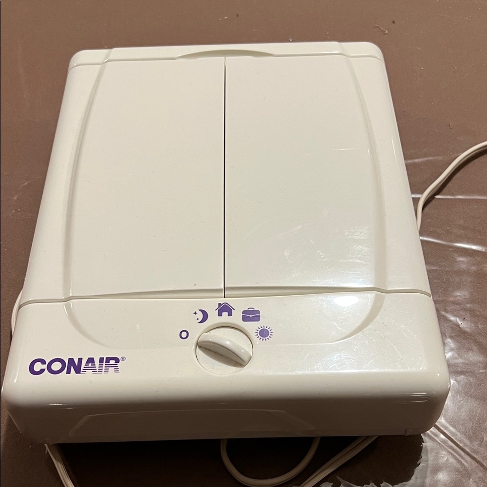 Conair White Wax Warmer with Purple Accents
